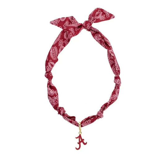 University of Alabama Scarf Necklace