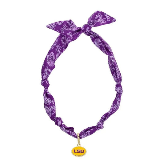 LSU Scarf Necklace