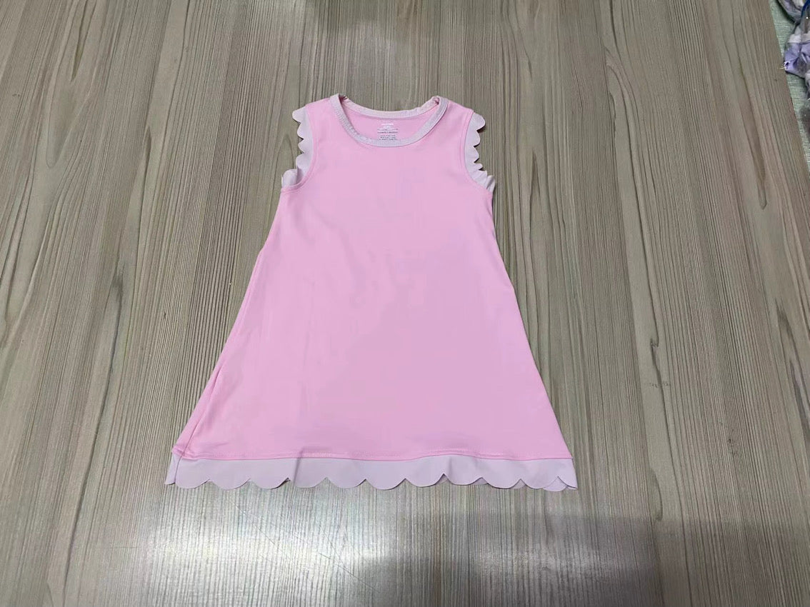 Scallop Detail Dress (multiple colors)