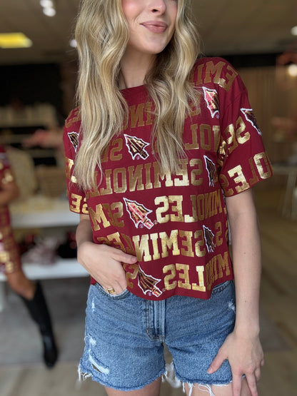 Stewart Simmons Licensed Florida State Repeat Tee