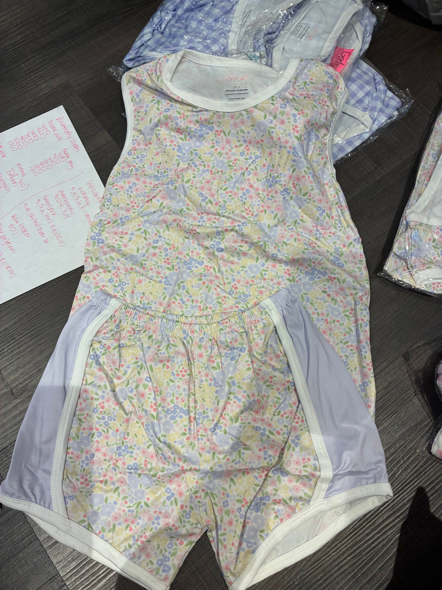Girls Top + Shorts Set