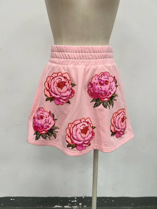 Peony Sequin Skort (preorder) Amor Exclusive