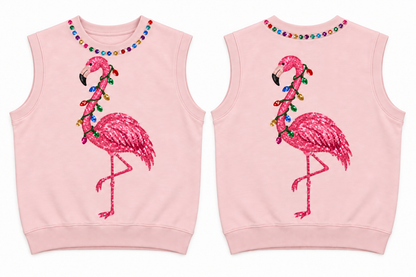 Christmas Flamingo Top (PREORDER) MOM + ME