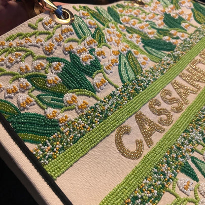 Custom Beaded Tote Bag (PREORDER)