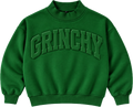 Grinchy Cozy Mockneck Sweatshirt Mom + Me in Green (PREORDER)