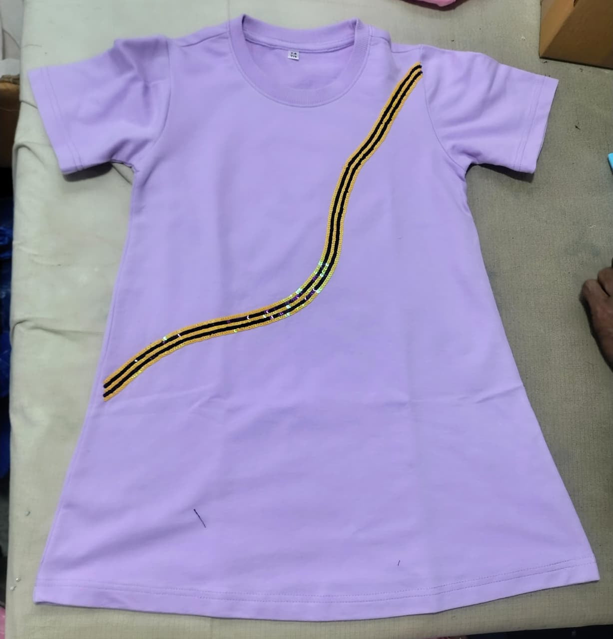 Sequin Stripe Dress (Multiple colors)
