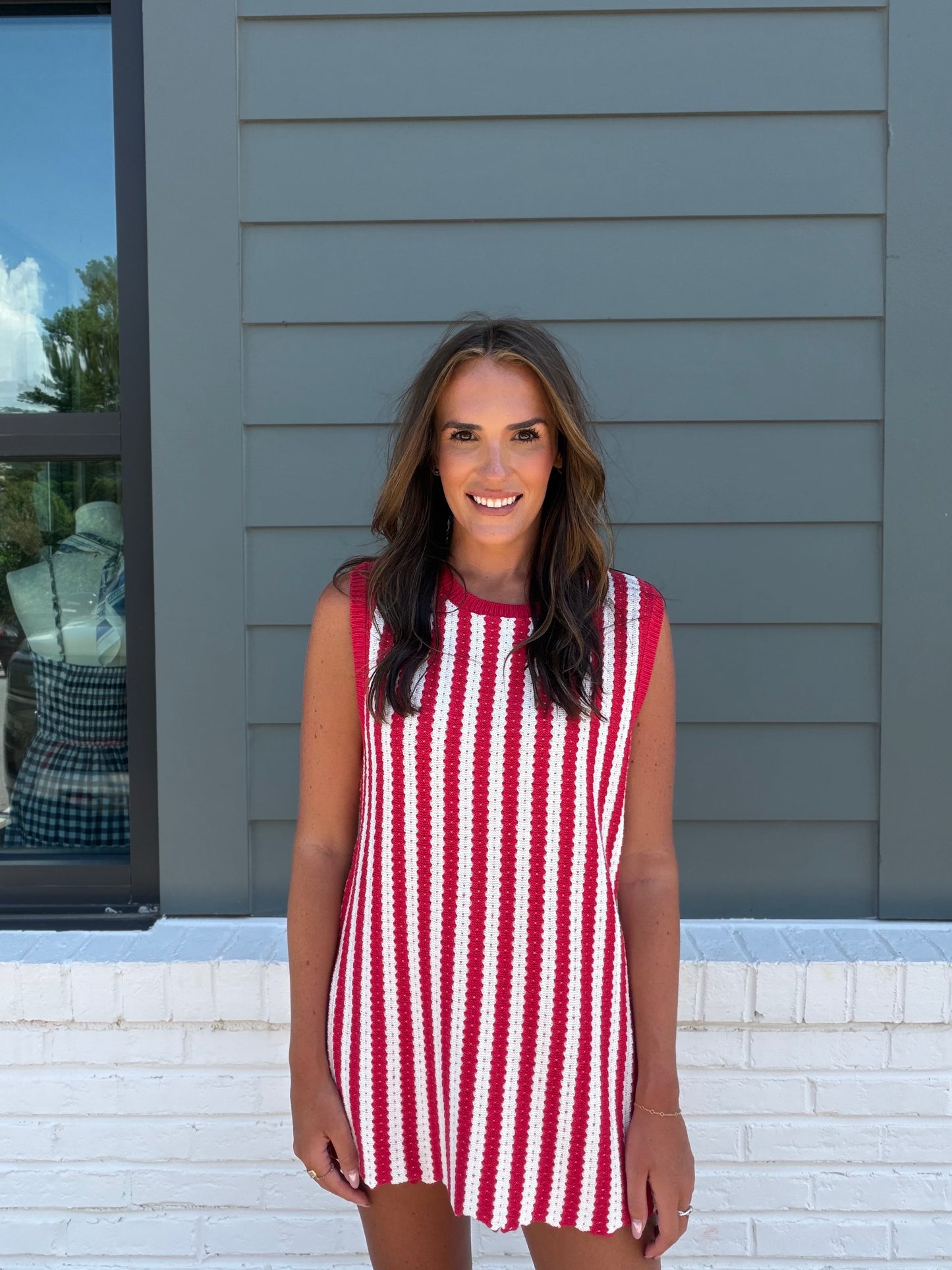 Coastal Stripe Set - Red
