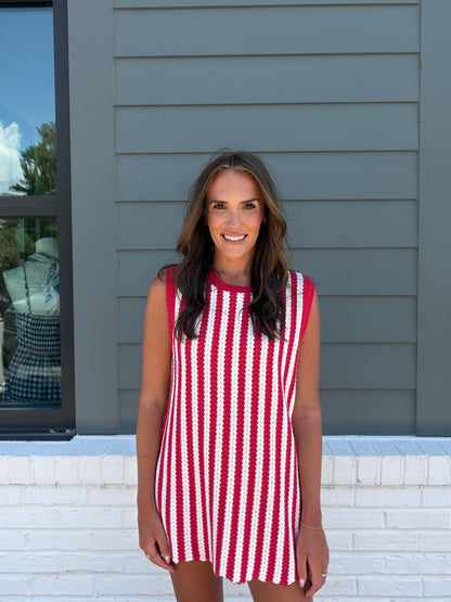 Coastal Stripe Set - Red