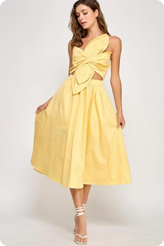 Front Twist Dress (PREORDER)