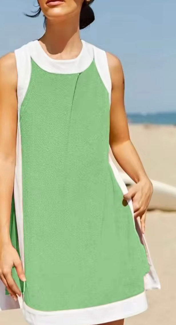 Two Piece ColorBlock Dress Set (preorder)