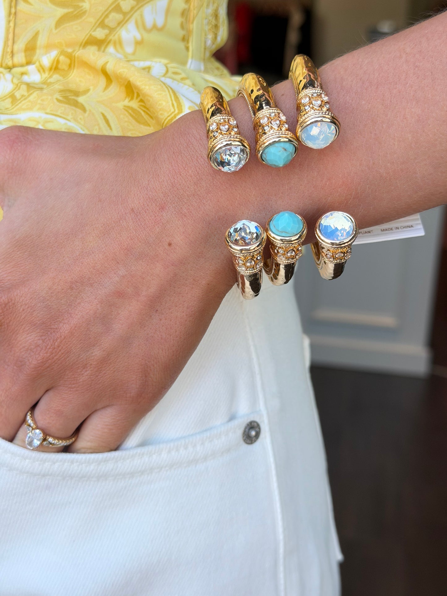 Hinge Bracelet Turquoise