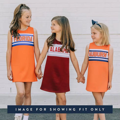 Scarlet and Gold NCAA Cheer Dress