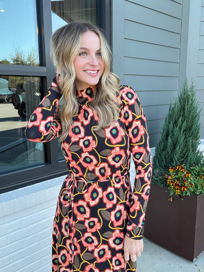 Elizabeth James Stevie Dress in Poppies