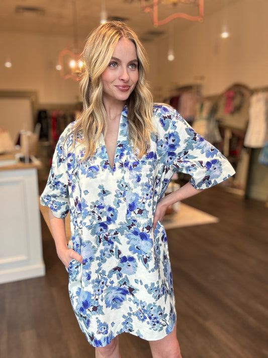 Carley Floral Collared Dress
