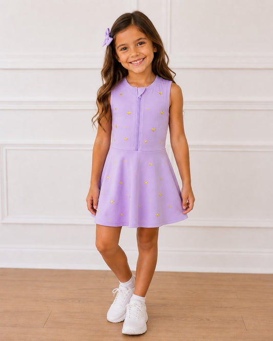 Gemstone GameDay Kid Dress - multiple colors (PREORDER)