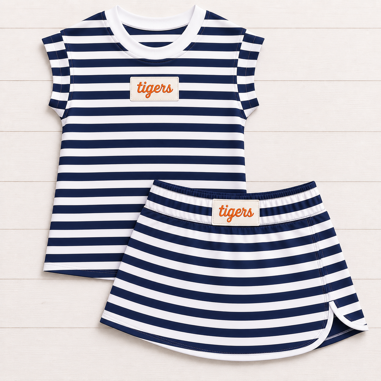 Navy Tigers Stripe Set (PREORDER)