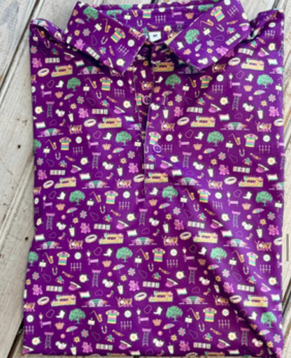 Men + Boy Mardi Gras Polo (PREORDER)