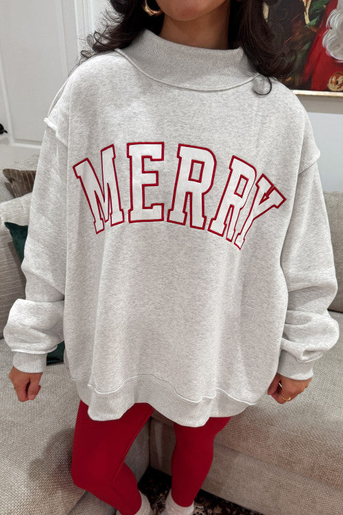 Mock Neck Christmas Sweatshirt (PREORDER)