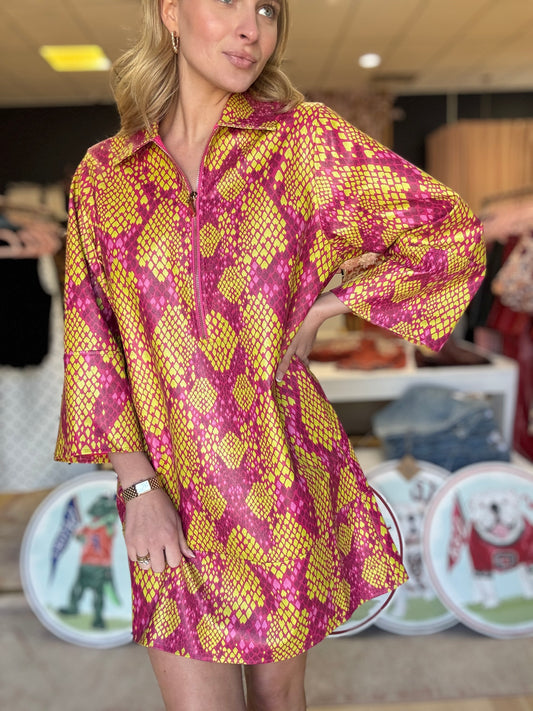 Alden Adair Dakota Dress in Serpent