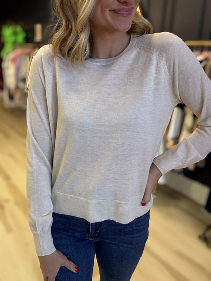 Natalie Sweatshirt in Ecru