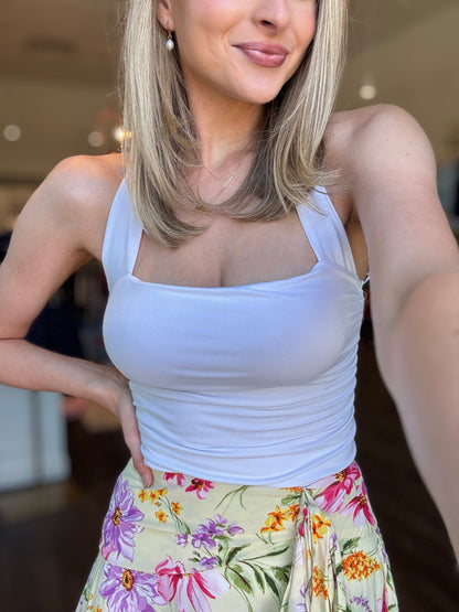 Camila Ruched Halter Top