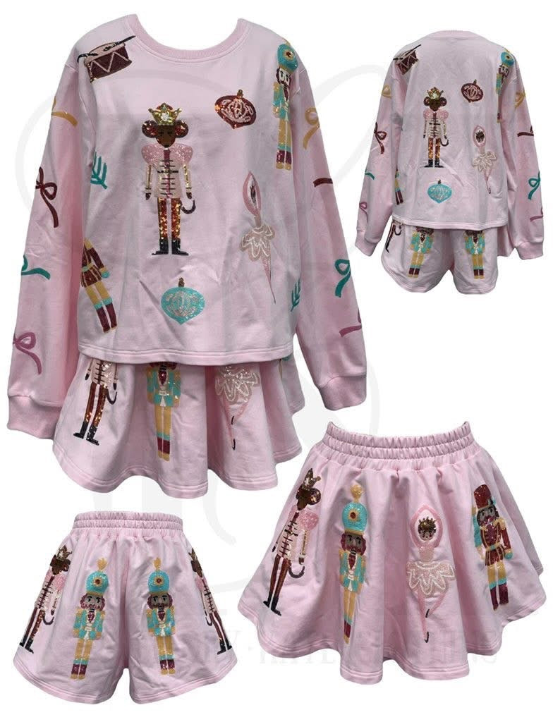 Sequin Nutcracker Skort (preorder)