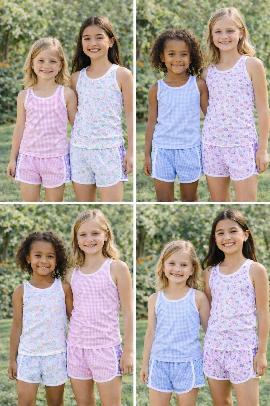Girls Top + Shorts Set