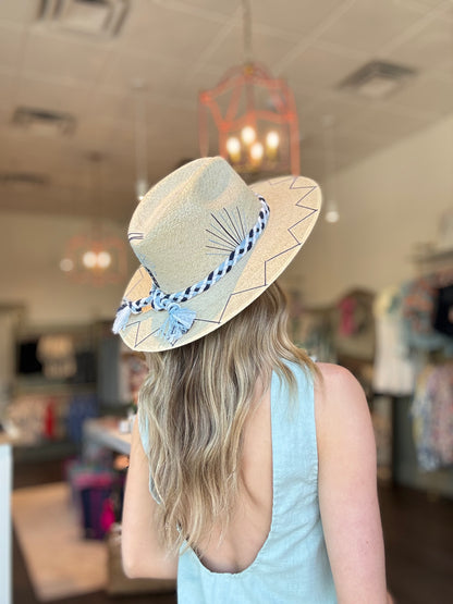 Tipsy Threads Blue Thread Hat