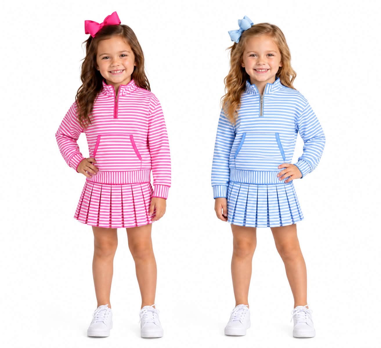 Girls Striped Skort Set (PREORDER)