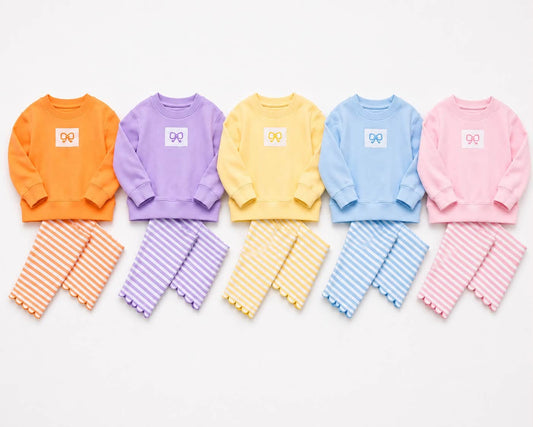 Girls Bow Detail Legging Set (PREORDER)