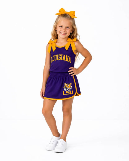 Gameday Bow Skort Set in Tigers