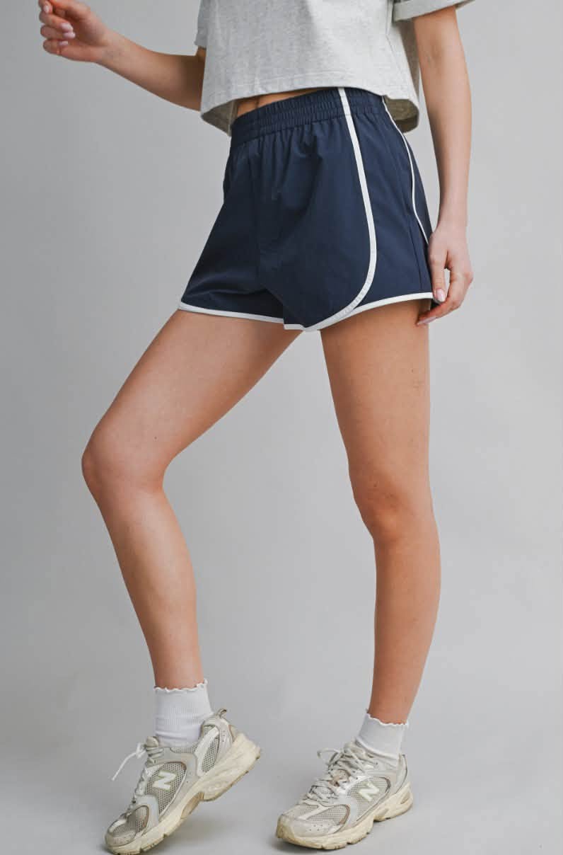 Nylon Shorts (Light Blue or Navy)