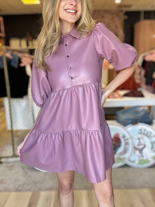Karlie Faux Leather Mini