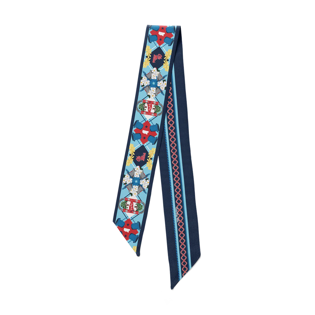 Saturday Silks Skinny Scarf (PREORDER/Multiple teams)