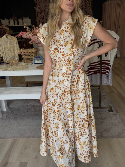 Fall Print Midi