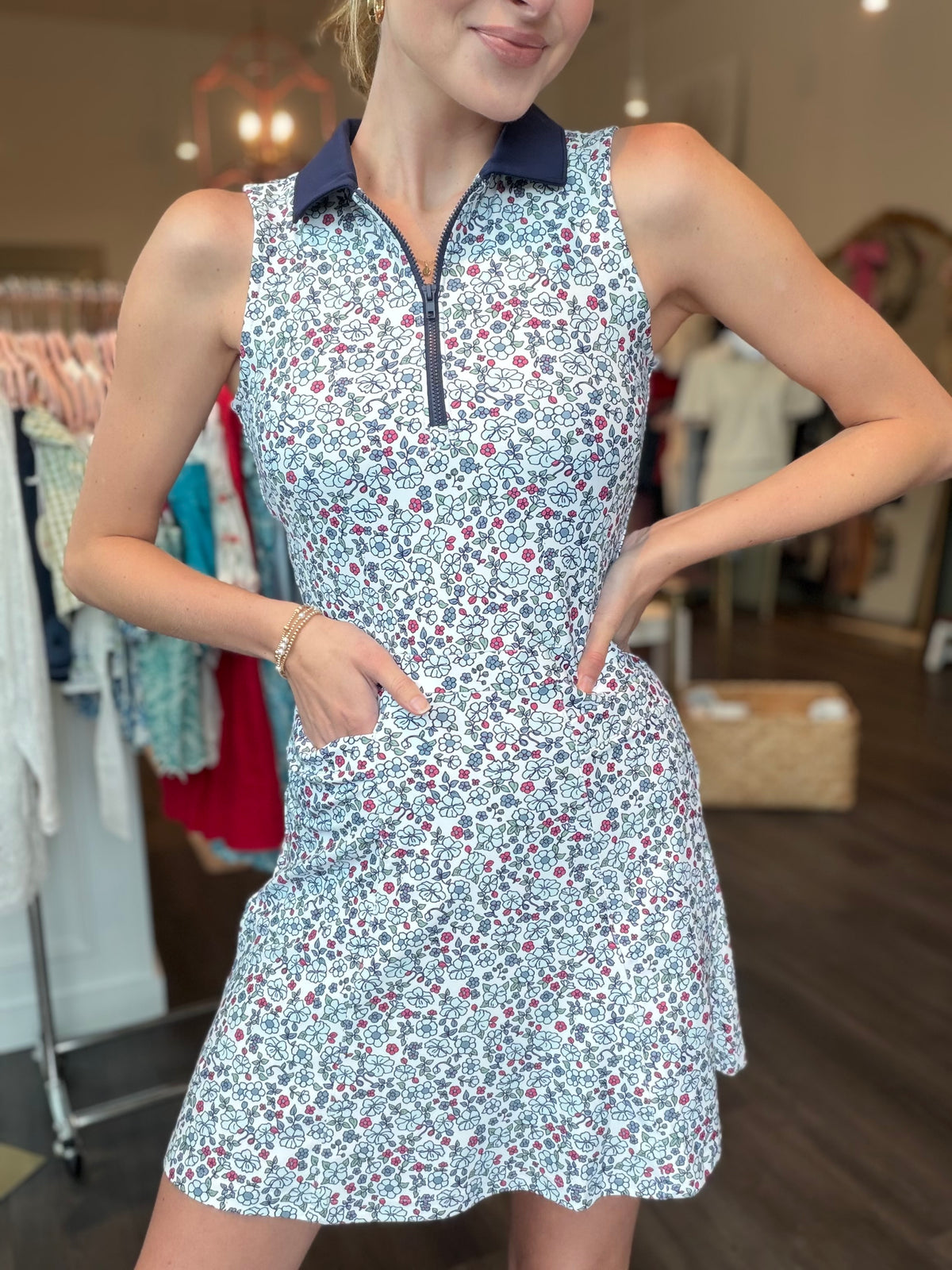 Smith and Quinn Cynthia Dress in Berry Bush