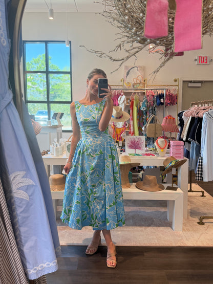 Floral Print Sleeveless Dress