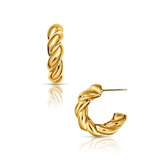 Ellie Vail Saige Twist Mini Hoop Earring