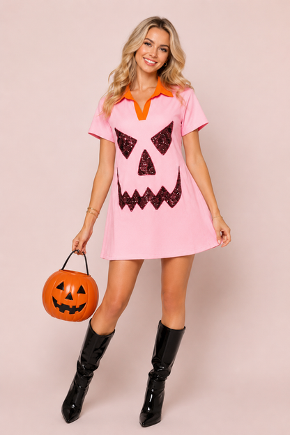 Sequin Pumpkin Dress Mom + Me PREORDER