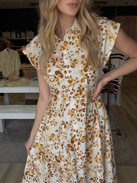 Fall Print Midi