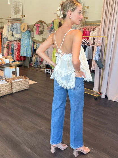 Lace Trim Blouse