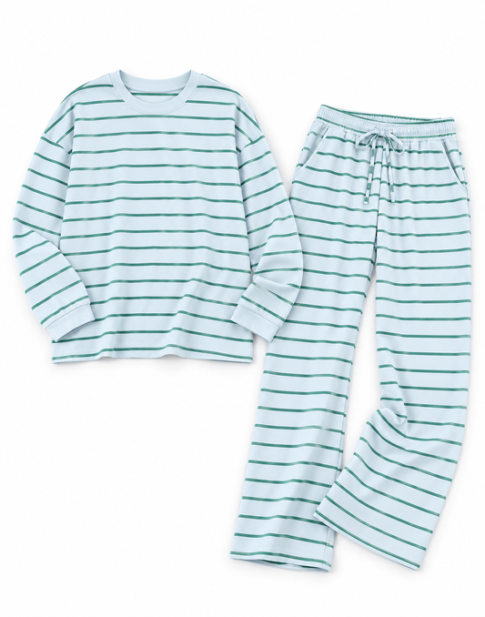 Fall Striped Set PREORDER (blue,green)