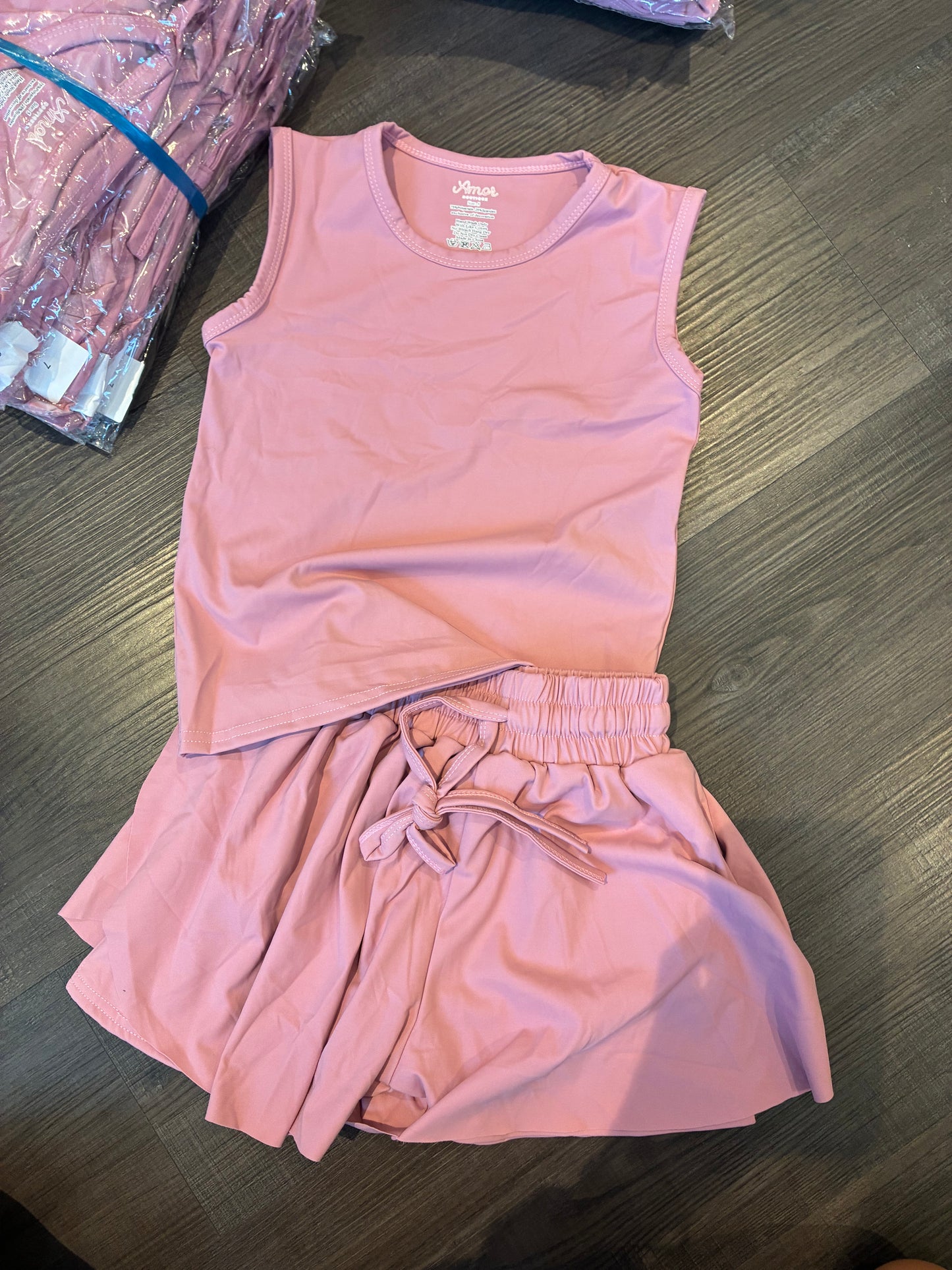 Girls Butterfly Short Set (multiple colors)