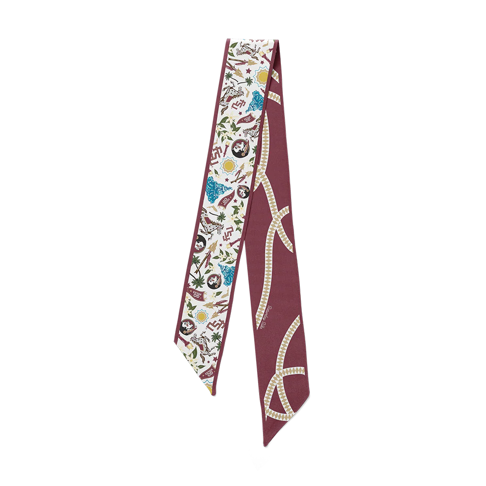 Saturday Silks Skinny Scarf (PREORDER/Multiple teams)