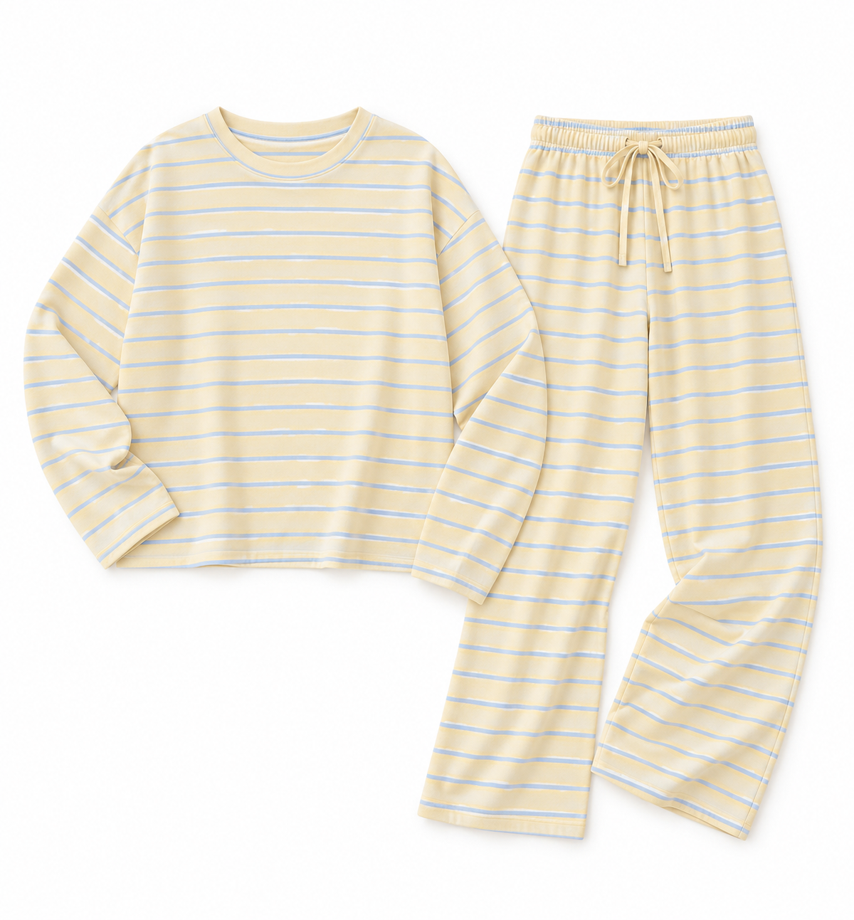 Fall Striped Set PREORDER (yellow/white)