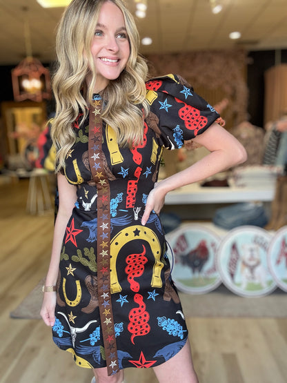 Emily Mccarthy Britt Dress in Lonestar