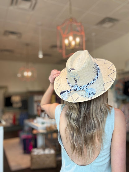 Tipsy Threads Blue Thread Hat