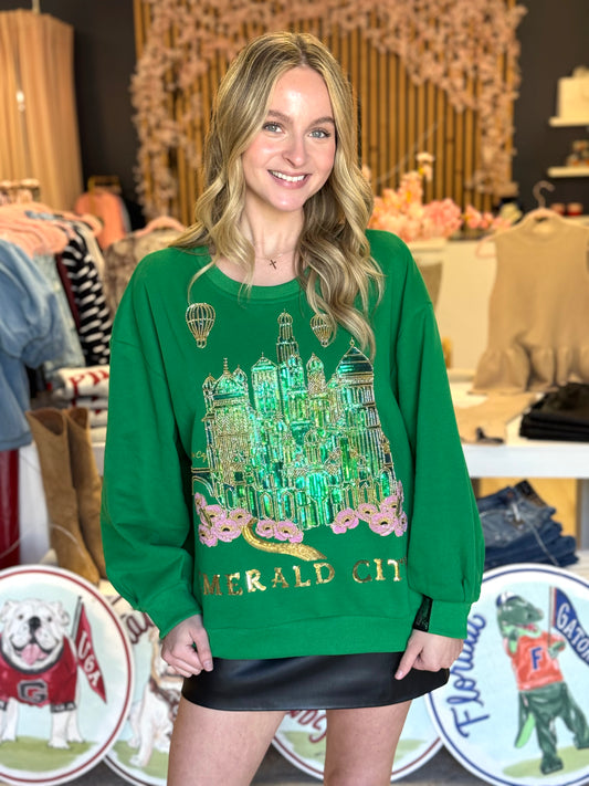 Queen of Sparkles Licensed Emerald City Sweatshirt