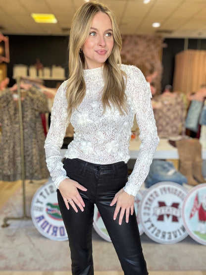 Lace Detail Top