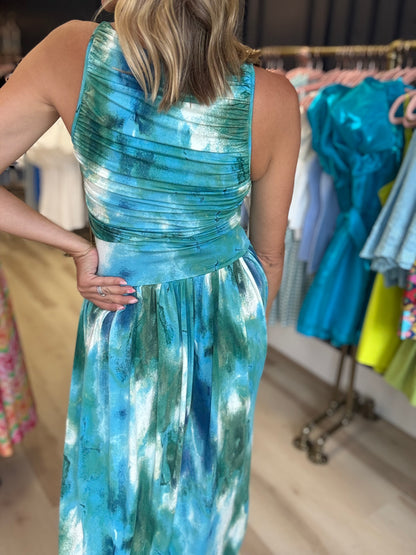 Terrie Blue Maxi Dress